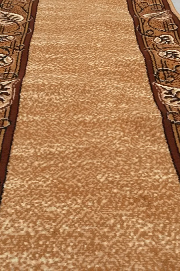 Teppich Läufer FELIKS Blätter beige