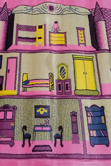 Kinderteppich  KIDS SCHLOSS rosa