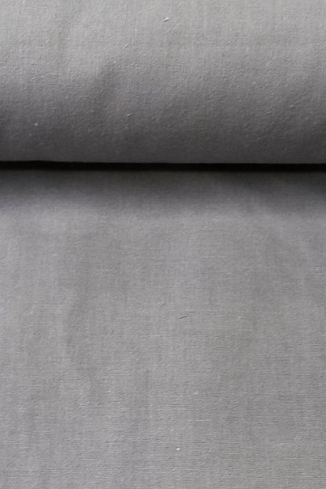 Baumwollstoff UNI grau