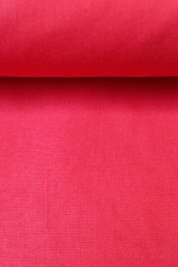 Baumwollstoff UNI rot