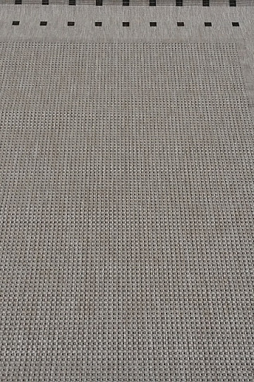 Schnallenteppich FLOORLUX 20329/04 silber-schwarz