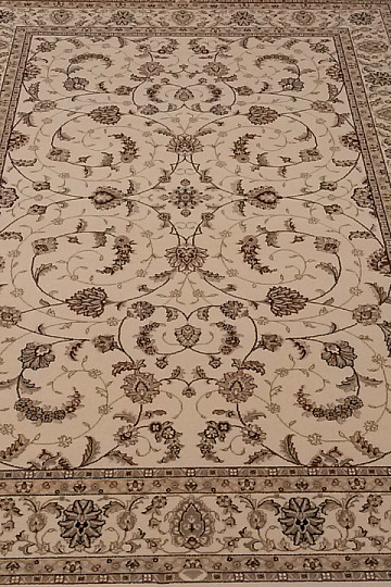 Wollteppich DIAMOND cremig