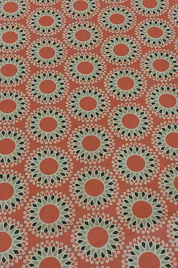 Baumwollstoff MALAWA orange