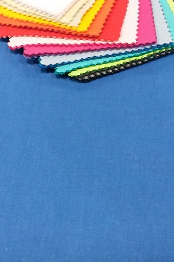 Baumwollstoff UNI blau