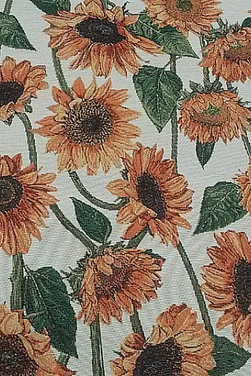 Gobelin-Tischdecke und SUNFLOWER-Schal