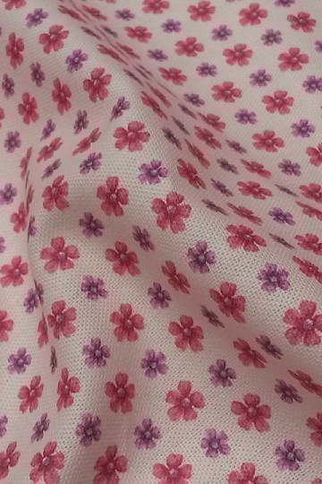 Dekorationsstoff BLUMEN CLARA rosa