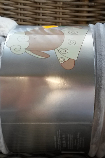 Wohndecke aus Microfaser EXTRA weich SCHAF Kunstsoff design, hell grau