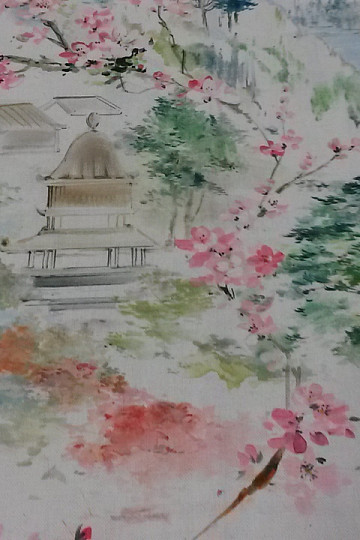 Dekorationsstoff MIDORI Japanisches Land