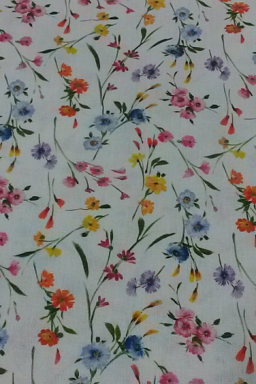 Baumwollstoff JARDINS C Multicolor