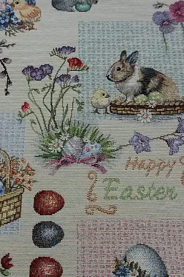 Gobelinstoff FROHE OSTERN
