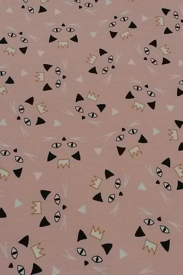 Baumwolljersey MAOUCHA Rose
