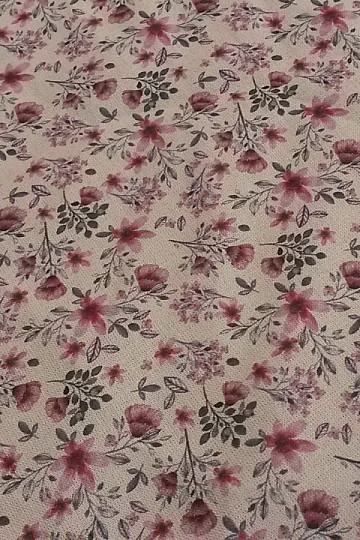 Baumwollstoff BLUME CIREL