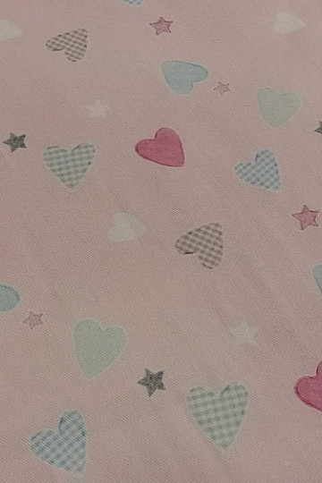 Dekorationsstoff HERZ rose