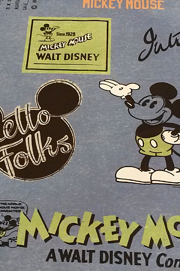 Dekorationsstoff MICKEY MOUSE blau