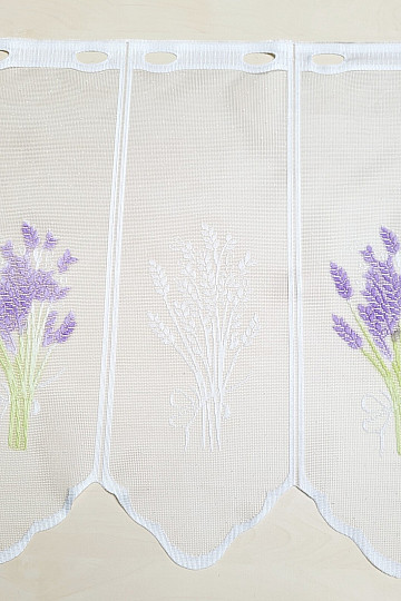 Jacquard-Vorhang für Buntglas LAVENDER