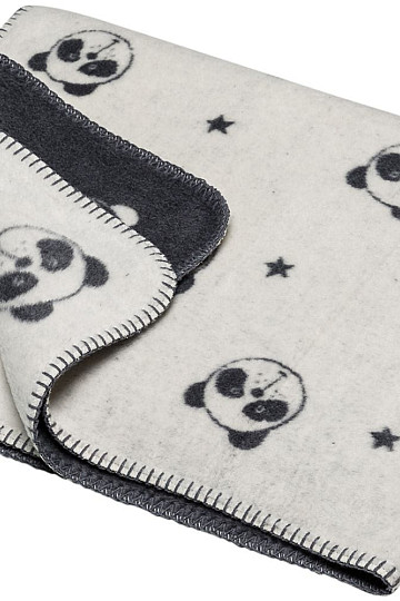 Baumwolldecke für Kinder DF PANDA 100x150