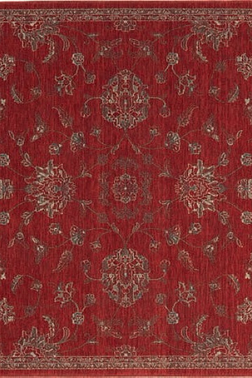 Wollteppich DJOBIE classic rot