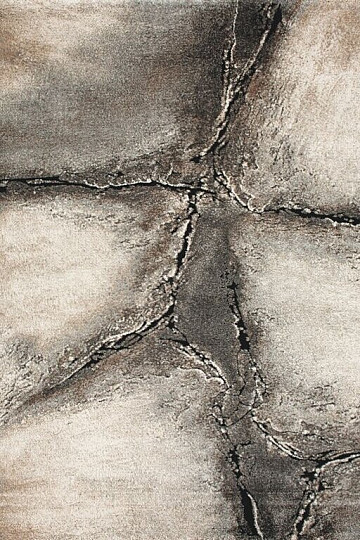 Moderner Stückteppich SAHARA grau