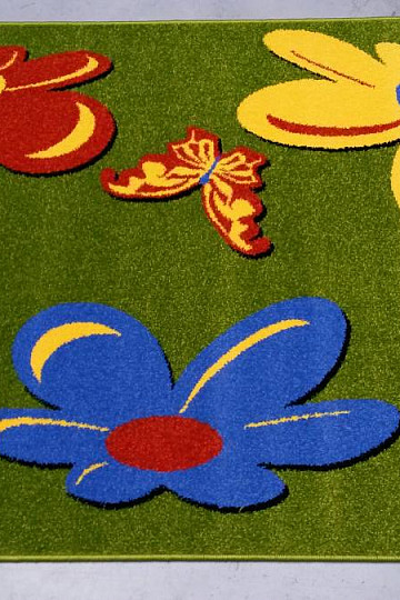 Kinderteppich BLUMEN! Letztes Stück !