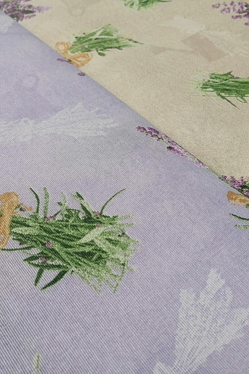 Dekostoff LAVENDEL Strauß LILA