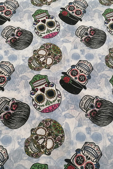 Dekostoff SKULL Voodoo