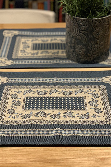 Tischsets COUNTRY ROOM blau