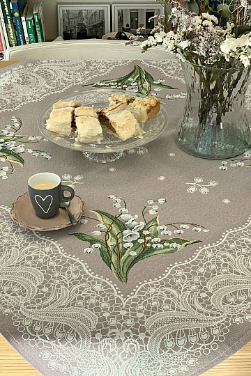 Gobelin Tischdecke und Schals KONVALINKA