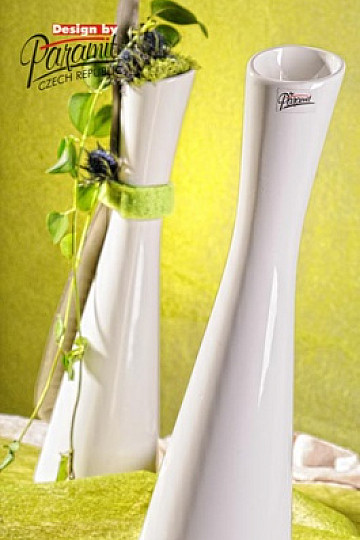 Porzellanvase LINK weiß