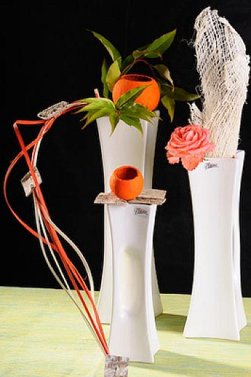 Vase X-Vase weiß