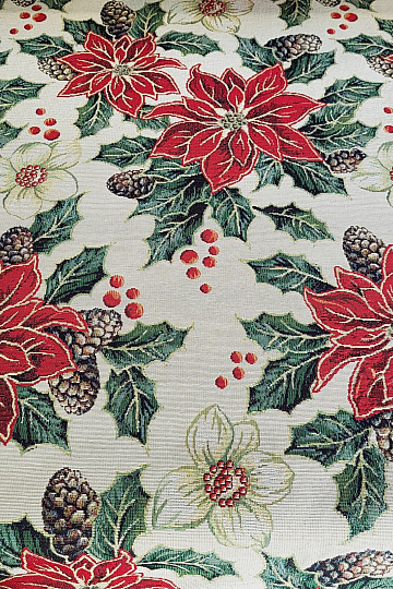 Gobelinstoff WEIHNACHTSROSE