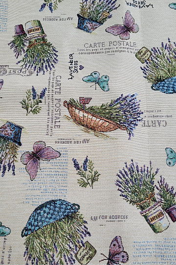 Gobelinstoff LAVANDER GARDEN 2