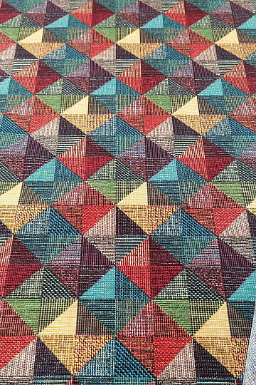 Dekostoff RUBIK MULTICOLOR