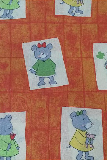 Dekorationsstoff fïr Kinder MAUS