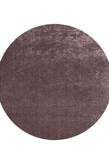 Runder Teppich SHAGGY DOLCE VITA braun