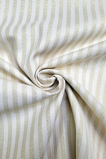 Dekorativer Jacquardstoff STREIFEN gold