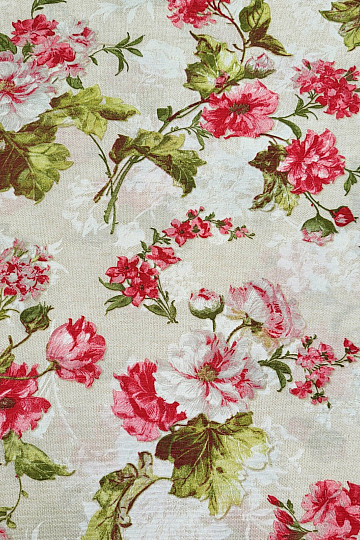 Dekorationsstoff HORTENSE LEONE beige