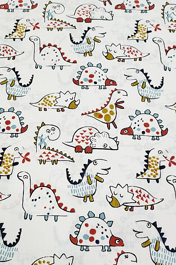 Baumwollstoff DINOSAURIER