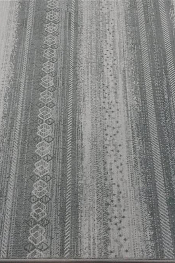 Teppich modern FONT grau/grün