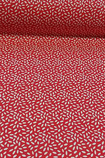Baumwollstoff STILI rouge rot