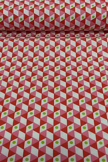 Baumwollstoff NOHO rot