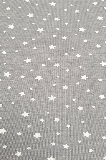 Baumwollstrick ZETOILE STARS GREY