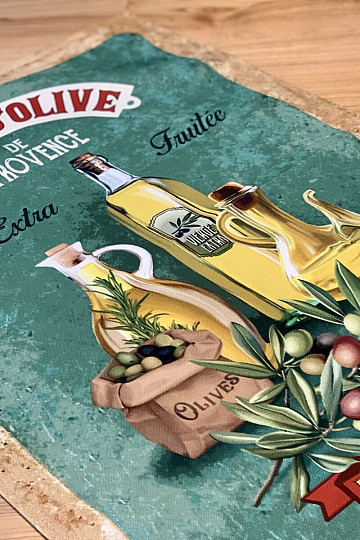 Geschirrtuch im Retro-Design OLIVENÖL