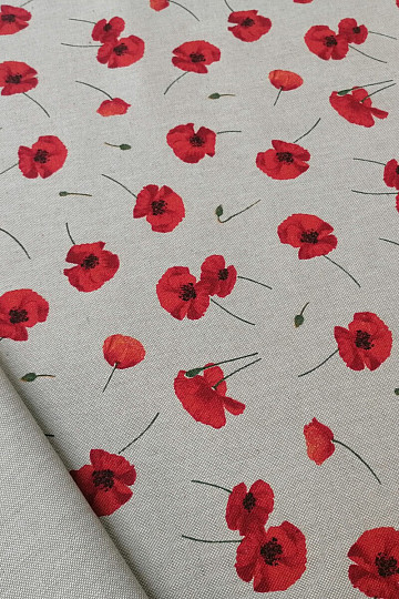 Dekorationsstoff MOHN POPPY