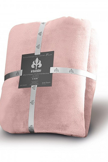 Weiche Decke IRISETTE 63 ROSA