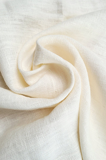 Leinenstoff VERONE uni ivory