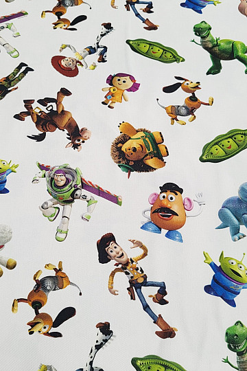 Kinder Dekostoff TOY STORY groß