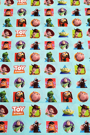 Baumwollstoff TOY STORY PATCH