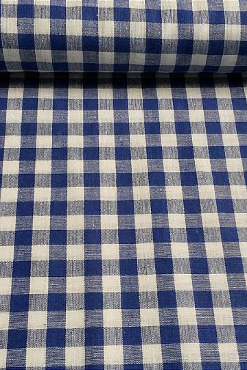 Dekorationsstoff KANAFAS blau 1 cm