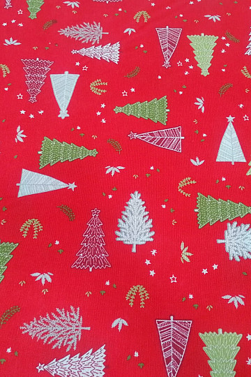 Weihnachtsdekor Stoff BÄUME