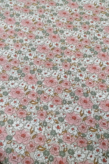 Baumwollstof KALMIA rose